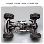 LDARC X43 1/43 RCミニクライミングビークル 2.4Gフルレシオ リアドライブ RTRバージョン