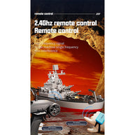 LHD-881 1/390 2.4G RC双発軍艦モデル 防水 ローバッテリーアラーム ウォッチリモコン（別途購入）