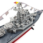 LHD-881 1/390 2.4G RC双発軍艦モデル 防水 ローバッテリーアラーム ウォッチリモコン（別途購入）