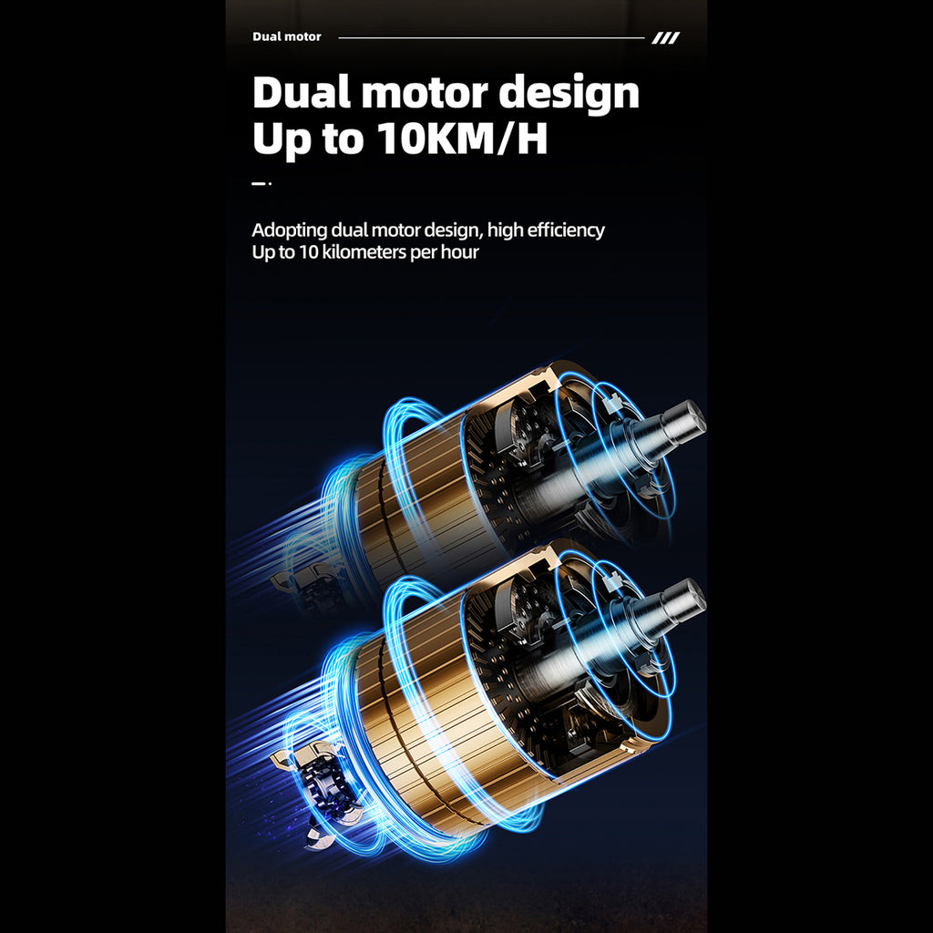 LHD-882 1/458 RC空母ボート 2.4GHz デュアルモーター 防水 LEDライト ローバッテリー保護 RTR