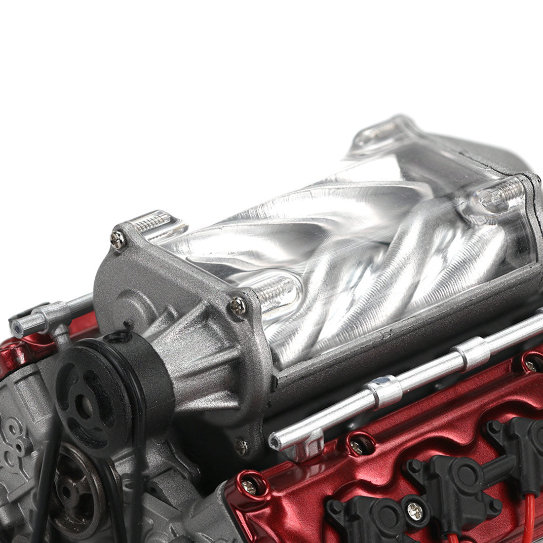 MAD RC 3Dプリント V8エンジン模型 内燃機関シミュレーション DIY組立キット AX90104 SCX10Ⅱ 対応 RCカーカスタムパーツ