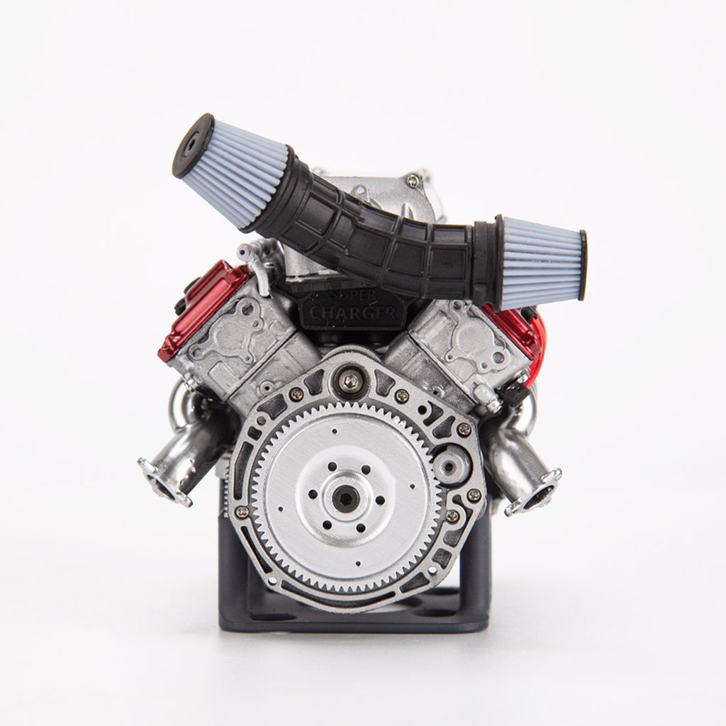 MAD RC 3Dプリント V8エンジン模型 内燃機関シミュレーション DIY組立キット AX90104 SCX10Ⅱ 対応 RCカーカスタムパーツ