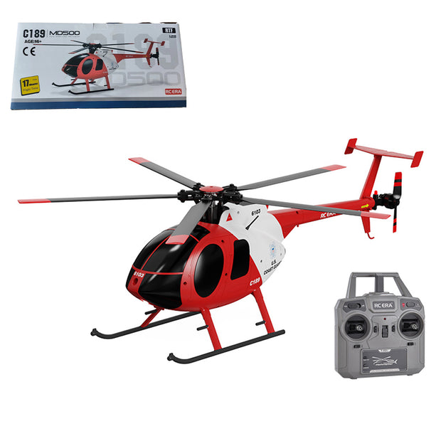MD500 C189 Little Bird 航空機モデル 1/28スケール 2.4G 4CH 単ローター ヘリコプターモデル（RTF版）