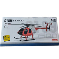 MD500 C189 Little Bird 航空機モデル 1/28スケール 2.4G 4CH 単ローター ヘリコプターモデル（RTF版）