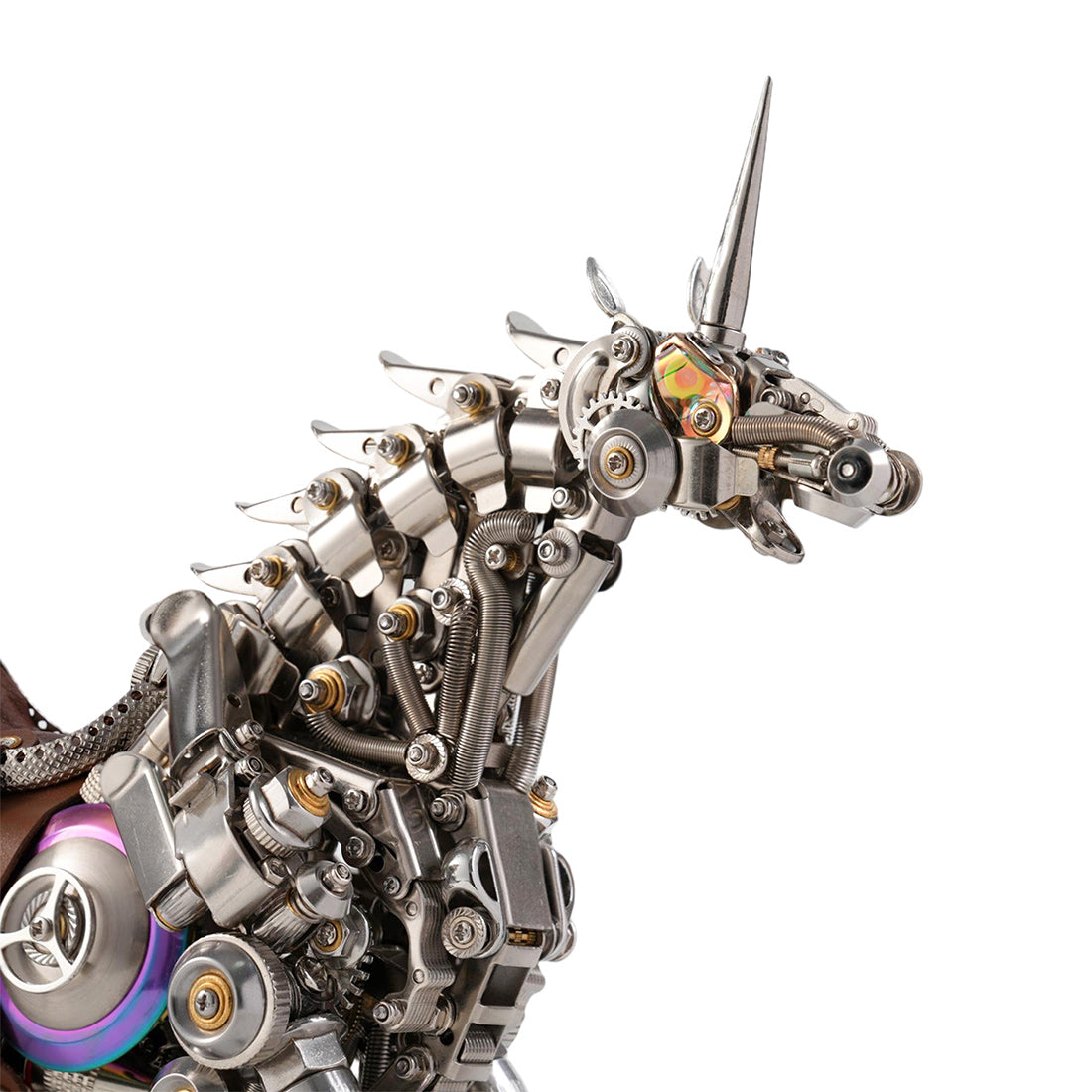 スチームパンク 機械馬 3Dメタルパズル 1500+PCS 多関節可動 DIY金属組立模型