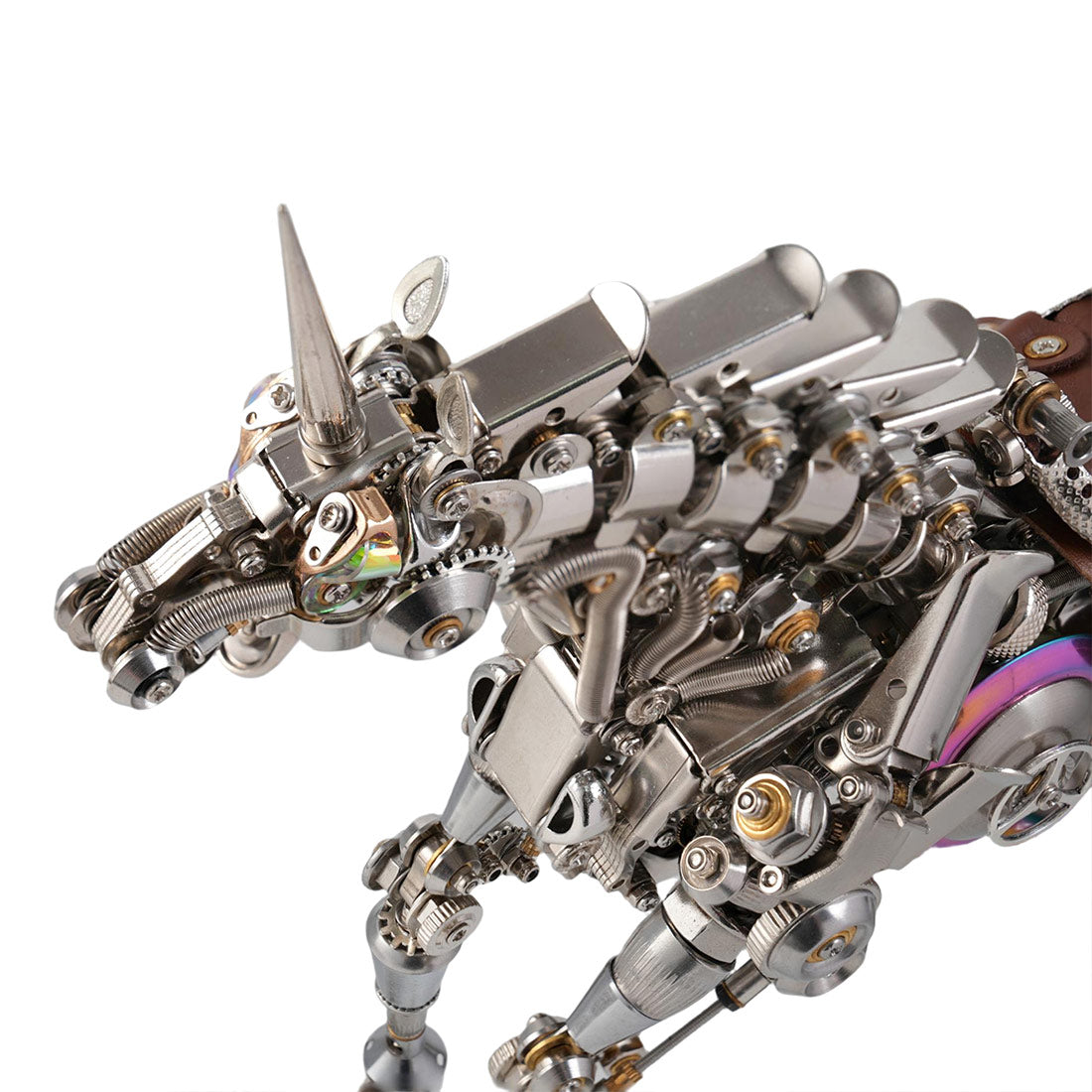 スチームパンク 機械馬 3Dメタルパズル 1500+PCS 多関節可動 DIY金属組立模型