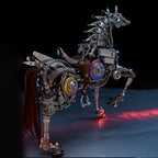 スチームパンク 機械馬 3Dメタルパズル 1500+PCS 多関節可動 DIY金属組立模型