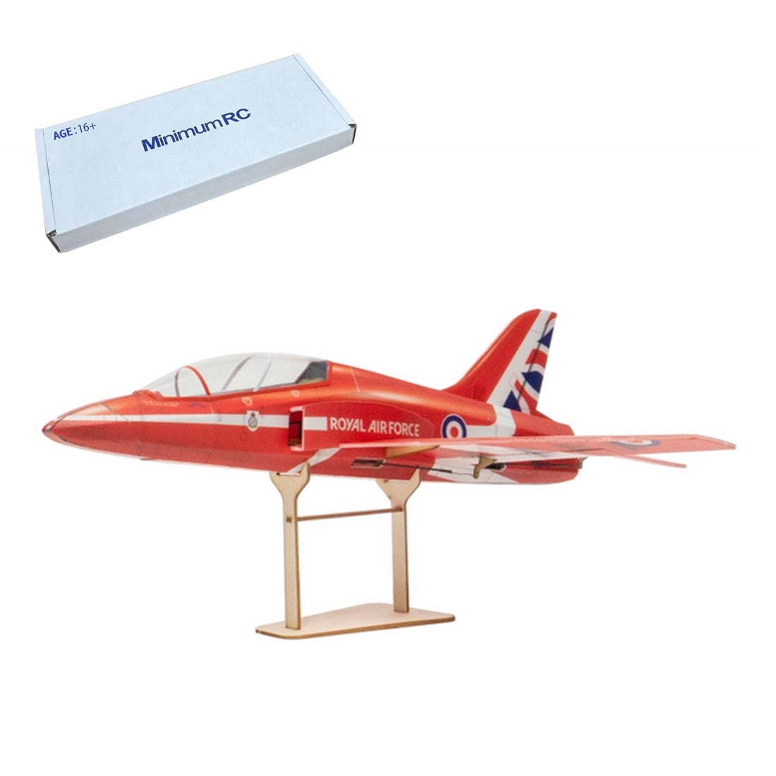 MinimumRC Red Arrow F-15 2.4G 3チャンネルマルチプロトコル RCダクトファン航空機モデル（Kit RTFバージョン）