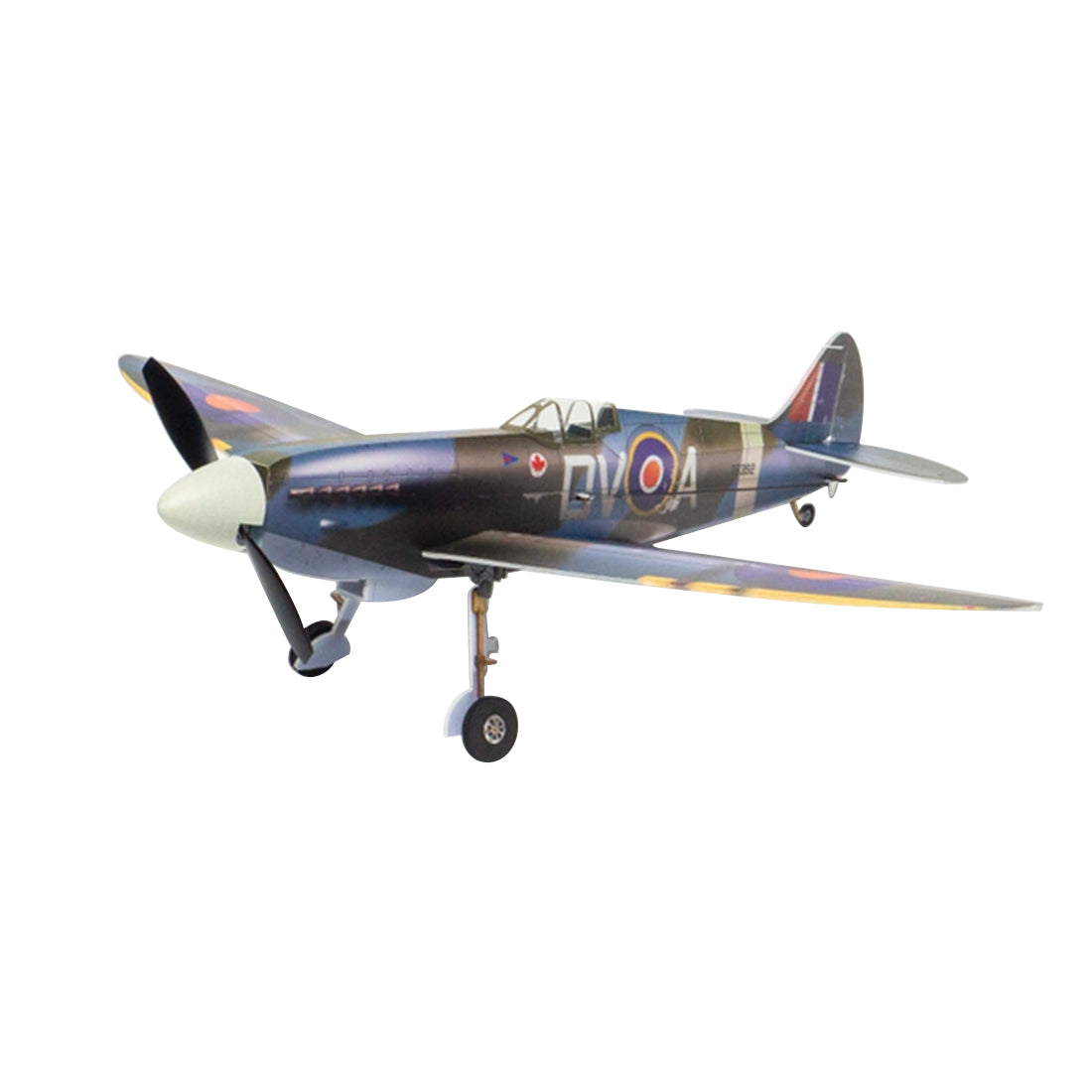 MinimumRC Spitfire MK XV 2.4G 5チャンネルマルチプロトコル RC固定翼航空機モデル（Kit RTFバージョン）