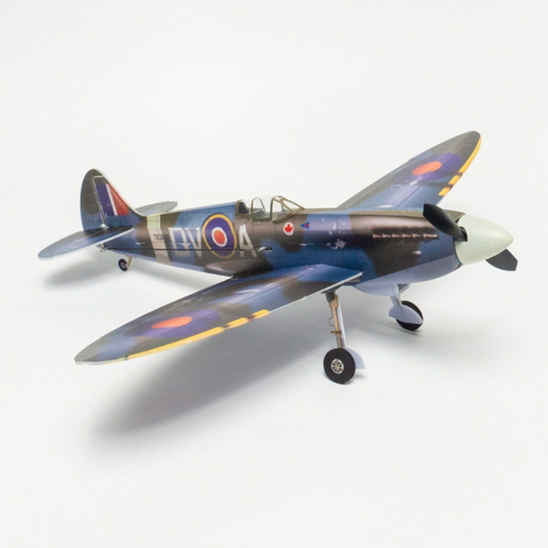 MinimumRC Spitfire MK XV 2.4G 5チャンネルマルチプロトコル RC固定翼航空機モデル（Kit RTFバージョン）