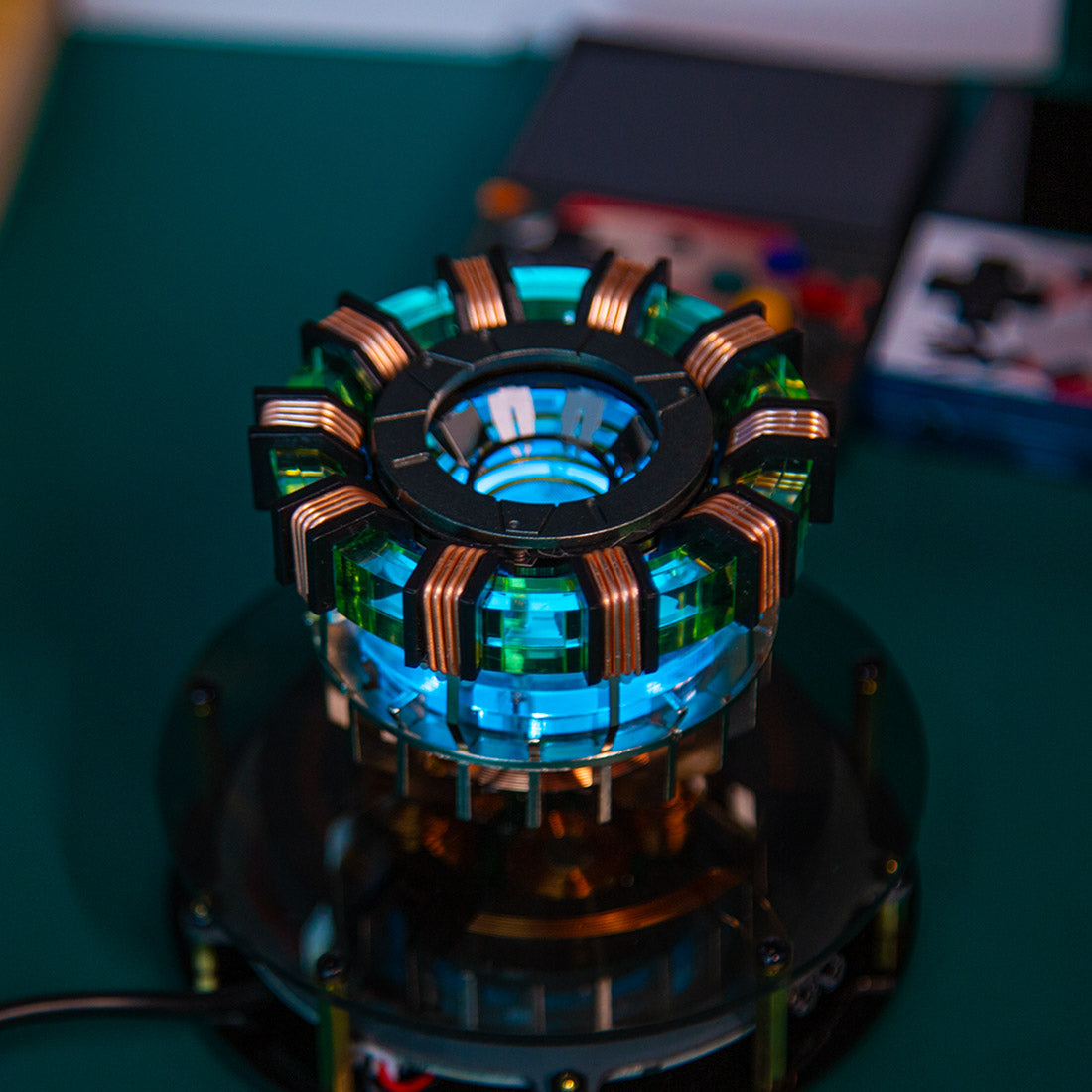 1/1 MK2アークリアクター 磁気浮遊回転 LED発光 ホログラフィック