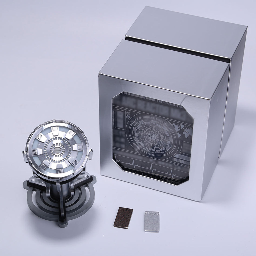 1/1等身 MK3パラジウムアークリアクター模型 インタラクティブ発光 精密再現 未来的デスクディスプレイ コレクション