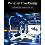 Penguine 750mm双発FPV固定翼機セット｜TX12 MKII ELRS送信機＋RP1受信機付き RC 飛行機