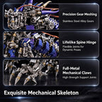 Punkbuild スチームパンク機械龍 金属組立キット LED ライト付き 可動関節 1623 ピース