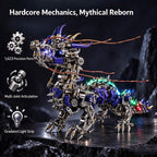 Punkbuild スチームパンク機械龍 金属組立キット LED ライト付き 可動関節 1623 ピース