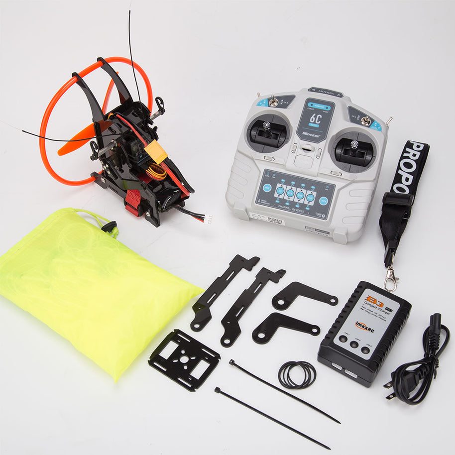 2.4G RC 電動スタントミニパラグライダーモデル 高空スタント飛行 パラグライダー玩具（RTFバージョン）