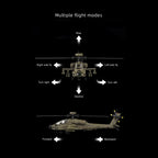 RC ERA C170 1/48スケール AH-64D 軍用RCヘリコプター  6CH多機能 RTF｜技適シール