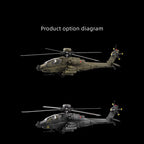 RC ERA C170 1/48スケール AH-64D 軍用RCヘリコプター  6CH多機能 RTF｜技適シール