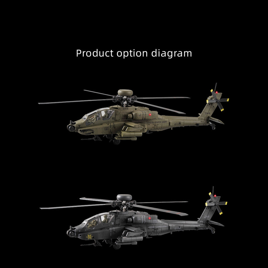 RC ERA C170 AH-64D軍用ヘリ｜1/48 6CHフライバーレス 光学フロー測位 TOF高度保持 3Dアクロバット RTR