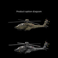 RC ERA C170 AH-64D軍用ヘリ｜1/48 6CHフライバーレス 光学フロー測位 TOF高度保持 3Dアクロバット RTR