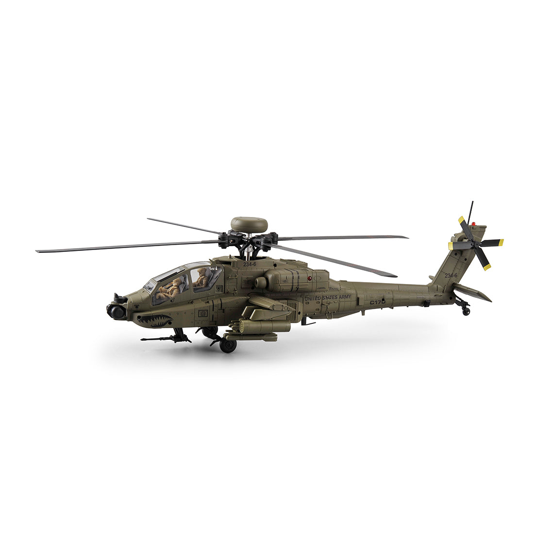 RC ERA C170 AH-64D軍用ヘリ｜1/48 6CHフライバーレス 光学フロー測位 TOF高度保持 3Dアクロバット RTR