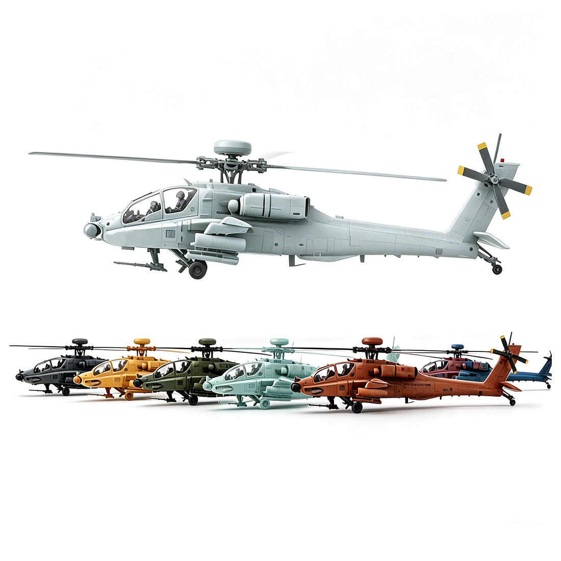 RC ERA C170 AH-64D軍用ヘリ｜1/48 6CHフライバーレス 光学フロー測位 TOF高度保持 3Dアクロバット RTR