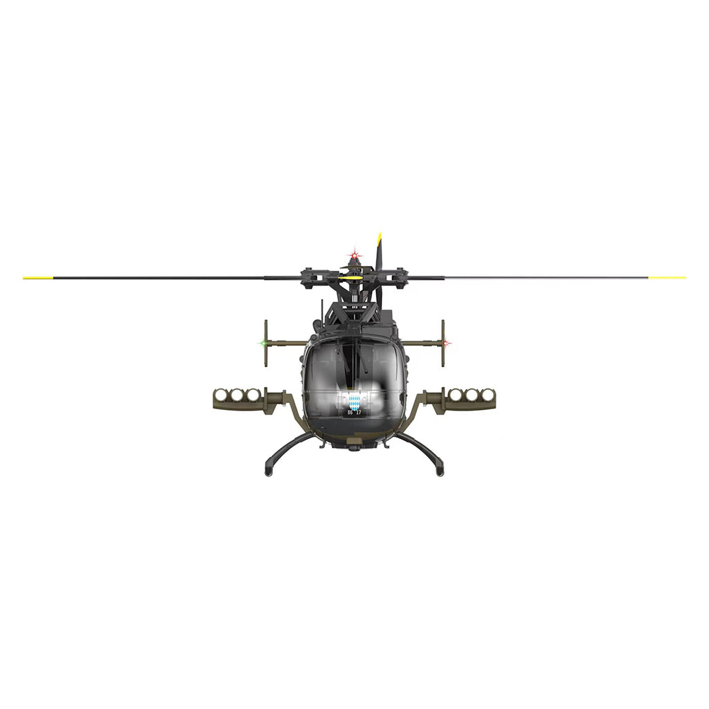 RC ERA C180 (BO 105機体) 1/25 Scale RCヘリコプター 2.4G 6CH フライバーレス単ローター 気圧+TOF LiDAR高度保持 光学流れ測位 RTF版