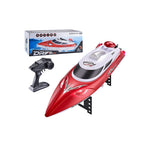 RC高速ボート 35KM/H 2.4GHz防水 LEDライト ワンキーリカバリー トリプル安全保護 RTR