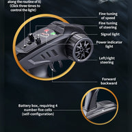 RC高速ボート 35KM/H 2.4GHz防水 LEDライト ワンキーリカバリー トリプル安全保護 RTR