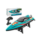 RC高速ボート 55KM/H 2.4GHzブラシレス LEDライト ワンキーリカバリー デュアル防水 RTR