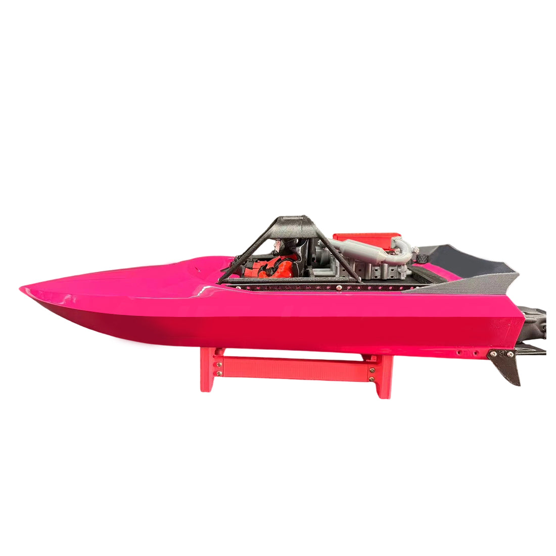 1/6 2.4G RC ジェットボート 6S 8S 選択可 ブラシレス RTR 赤 双進双出ウォータージェットポンプ