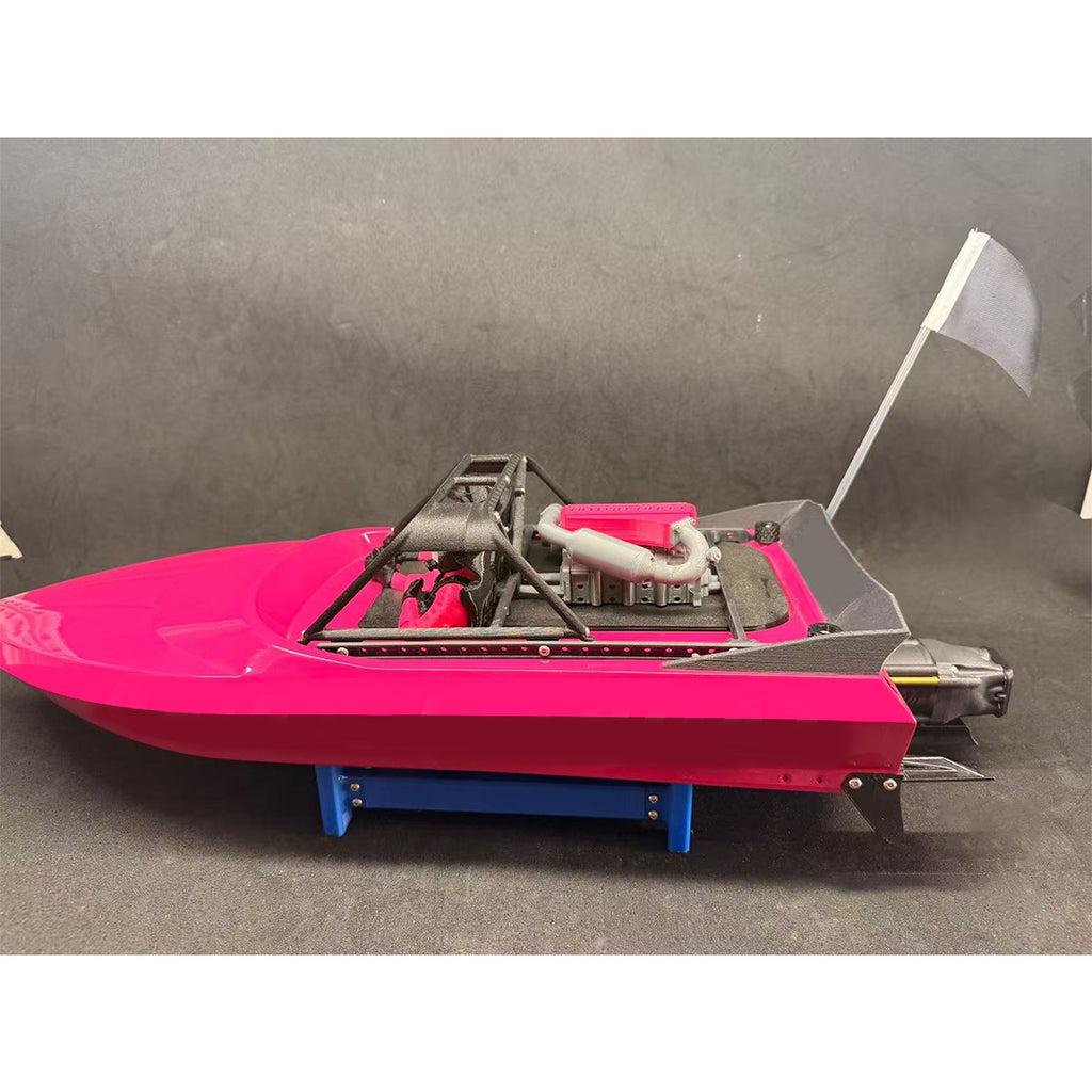 1/6 2.4G RC ジェットボート 6S 8S 選択可 ブラシレス RTR 赤 双進双出ウォータージェットポンプ