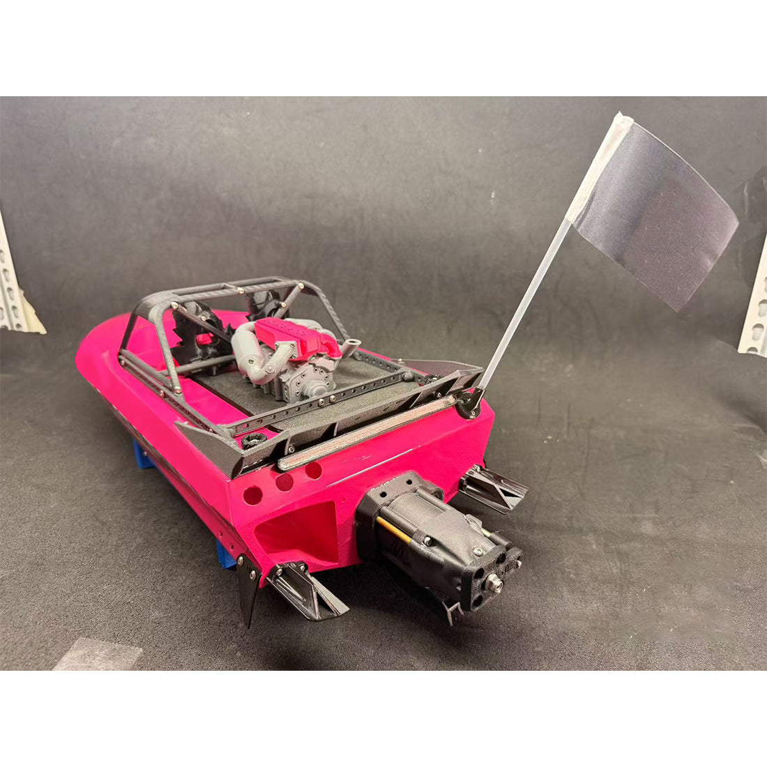 1/6 2.4G RC ジェットボート 6S 8S 選択可 ブラシレス RTR 赤 双進双出ウォータージェットポンプ