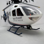ROBAN EC135 450 Scale RCヘリコプター 2.4G 6CH GPS定位 リアルスケール4ローター 左右ハンドコントロール対応 RTF完成版