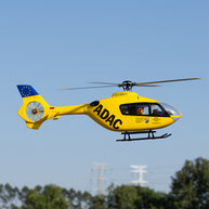 ROBAN EC135 450 Scale RCヘリコプター 2.4G 6CH GPS定位 リアルスケール4ローター 左右ハンドコントロール対応 RTF完成版
