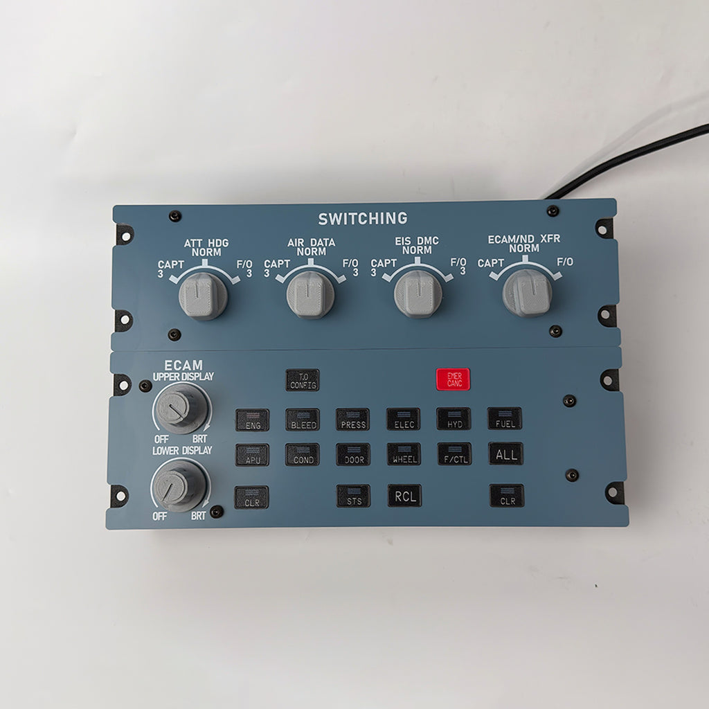 A109 V3.0 A32X統合パネル 着陸装置インジケーター バックライト 金属筐体 MSFS対応 フライトシム