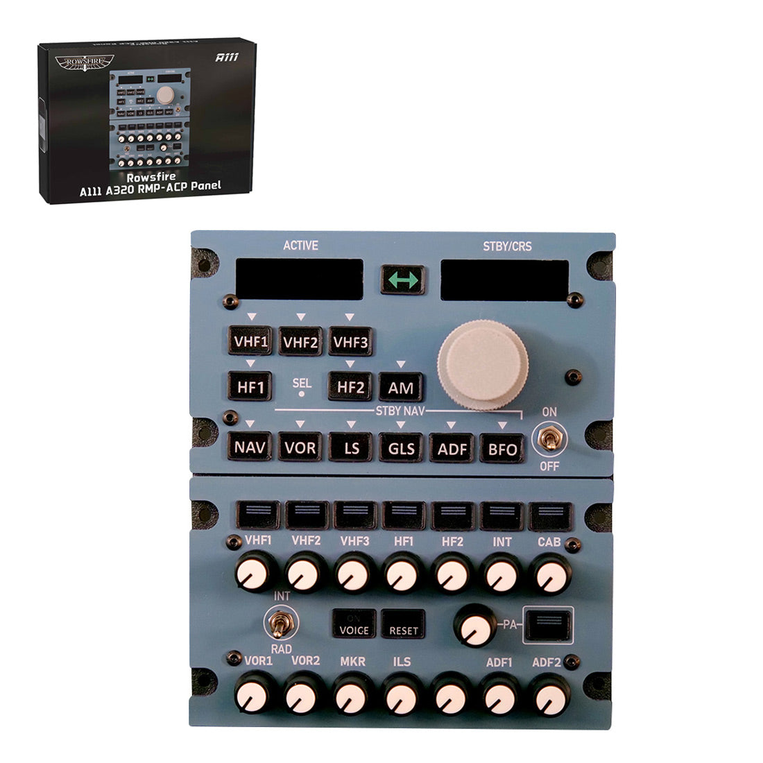 A111 V1.1 1:1完全再現 RMP-ACPパネル MSFS/X-Plane対応 デュアルドライバー フライトシム機器