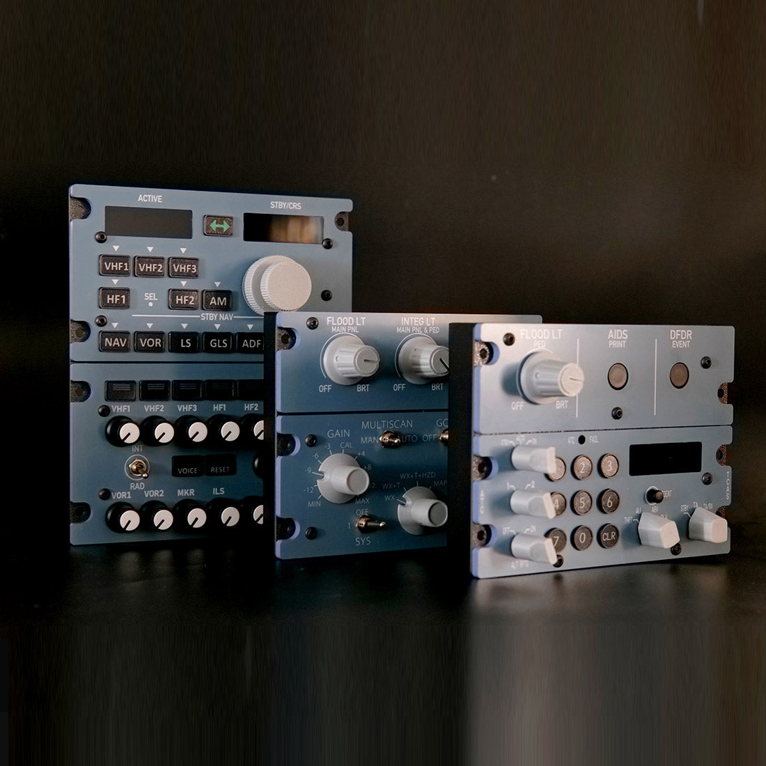A112 V2 1:1完全再現 コックピット照明＋気象レーダー統合パネル MSFS/X-Plane対応 デュアルドライバー フライトシム