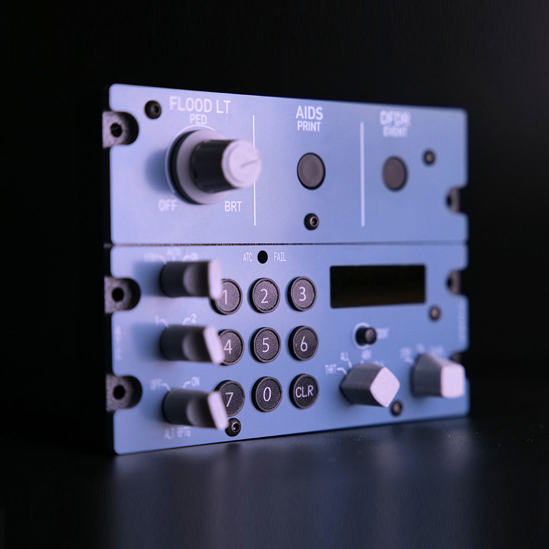 A113 V2 1:1完全再現 トランスポンダー＋照明＋DFOR統合パネル デュアルドライバー フライトシム