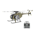 RC ERA C189S 1/28 スケール MD500 2.4G 6CH フライバーレス軍用ラジコンヘリコプター RTF ミリタリーグリーン