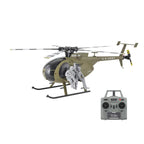 RC ERA C189S 1/28 スケール MD500 2.4G 6CH フライバーレス軍用ラジコンヘリコプター RTF ミリタリーグリーン