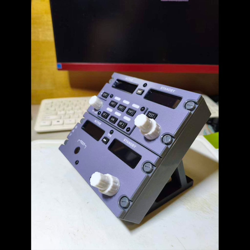 D201 B737無線パネル 1:1完全再現 機械式操作 MobiFlight対応 フライトシム機器
