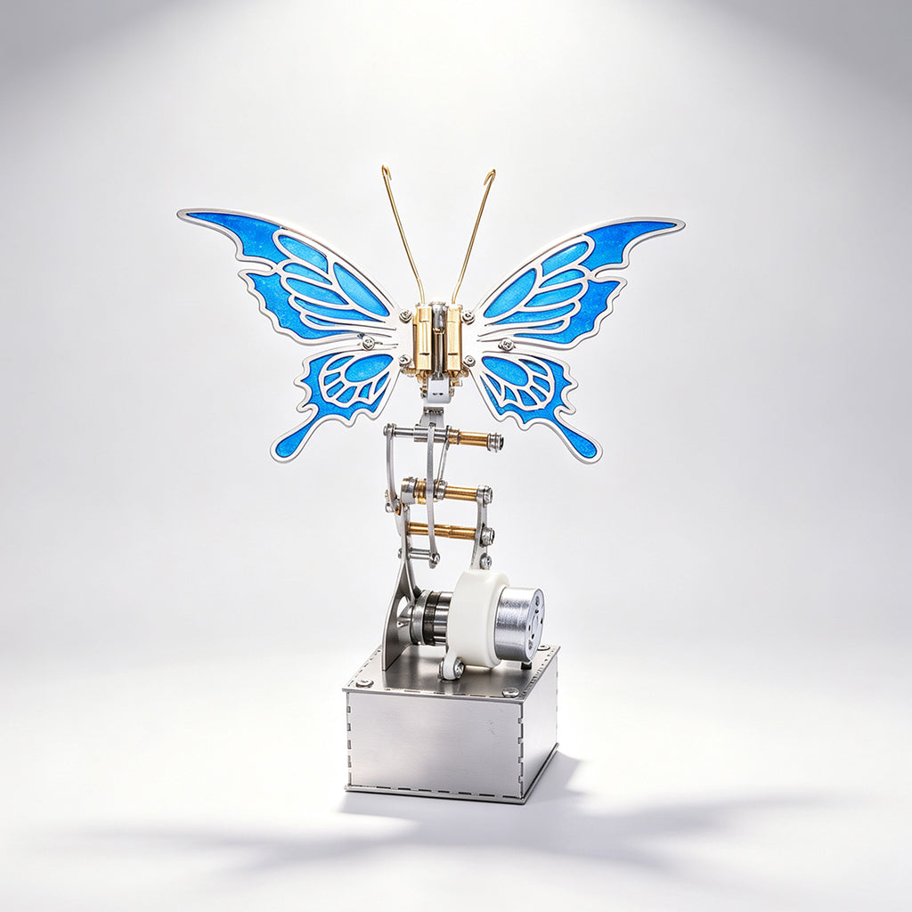 スチームパンク 羽のある蝶 DIY メタルモデルキット