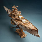 3D 木製・紙製 宇宙戦艦 組み立てキット (912ピース)