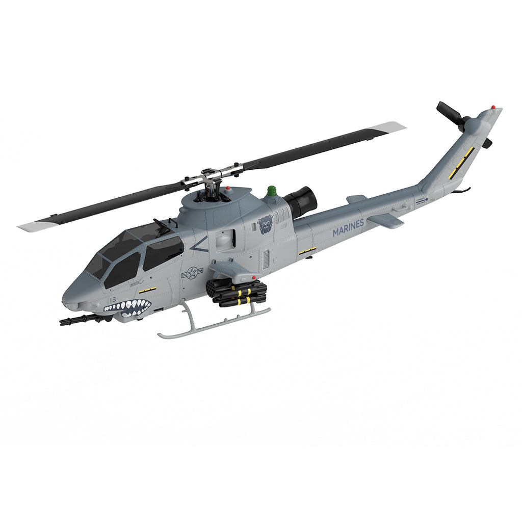 YU XIANG F112S AH-1コブラ 1/40 9CHデュアルブラシレス フライバーレス GPS・LiDAR測位 6Gモード RCヘリ RTF｜技適番号：【219-239056】