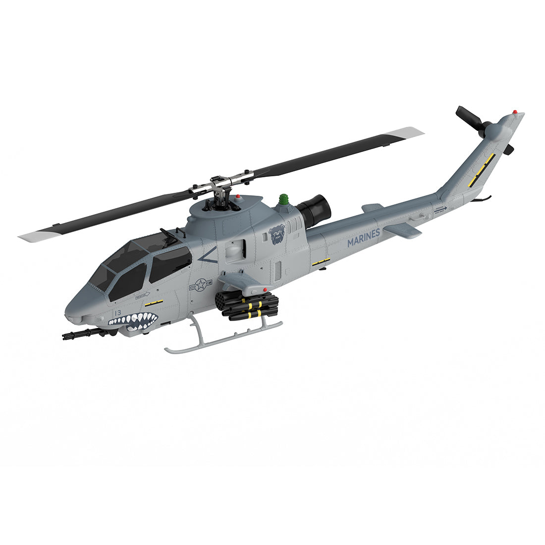 YU XIANG F112S AH-1コブラ 1/40 9CHデュアルブラシレス フライバーレス GPS・LiDAR測位 6Gモード RCヘリ RTF｜技適番号：【219-239056】