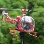 WOLFBUSH BELL‑47 450 サイズ 12CH RC ヘリコプター RTF シルバー｜技適認証取得済み