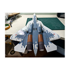 S-57 415mm翼幅 RC飛行機 デュアル30mmダクテッドファン DIY組立キット PNP ブルー