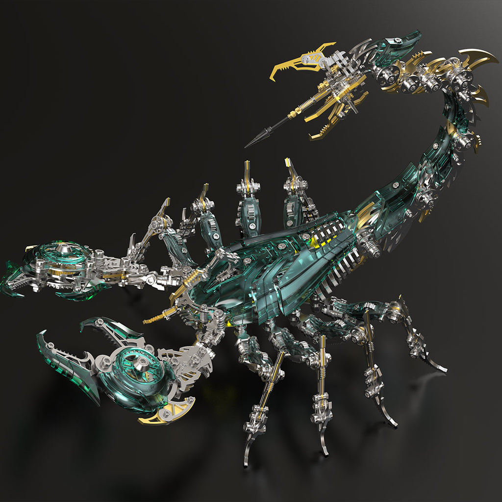 Shadowstrike 3Dメタル&PC 機械ウォースコーピオン 1073PCS サイバーパンク組立模型 多関節可動 4色展開