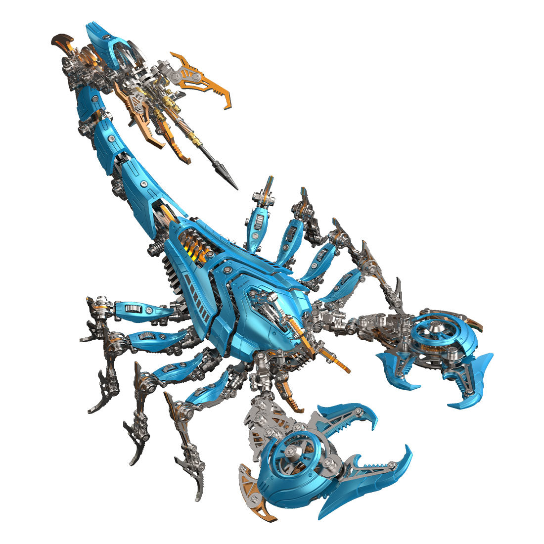 Shadowstrike 3Dメタル&PC 機械ウォースコーピオン 1073PCS サイバーパンク組立模型 多関節可動 4色展開